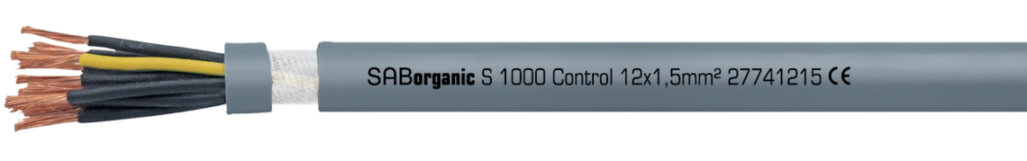 Aufdruck-Beispiel für SABorganic S 1000 Control 27741215:
SAB BRÖCKSKES · D-VIERSEN · SABorganic S 1000 Control 12x1,5mm² 27741215 CE